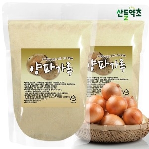 산들약초 국내산 양파가루 300gx2팩 A급 100 천연조미료