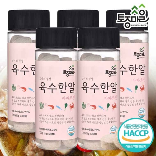 토종마을 마마코인 육수한알 120g(4gx30입)