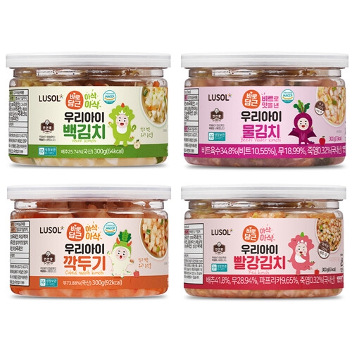 루솔 아삭아삭 우리아이 김치 300g