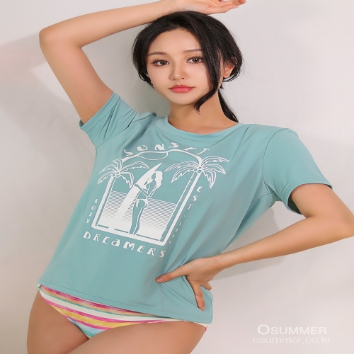 록시 여성 워터 레깅스 KRX221-22 EVENING SURFING MIN0