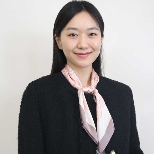 핑크 하운드 쁘띠 사각 스카프 플레드 코디 목 9813664