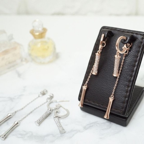 메디쉬재팬  럭셔리 레이어드 원터치 귀걸이 1559301