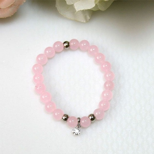 꽃망울 여자 원석 팔찌 W1876D6