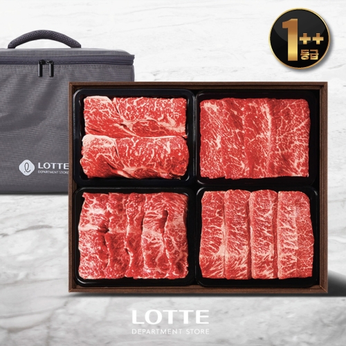 동양플러스 동양축산 의성마늘한우 1++등급 프리미엄세트 1.6kg