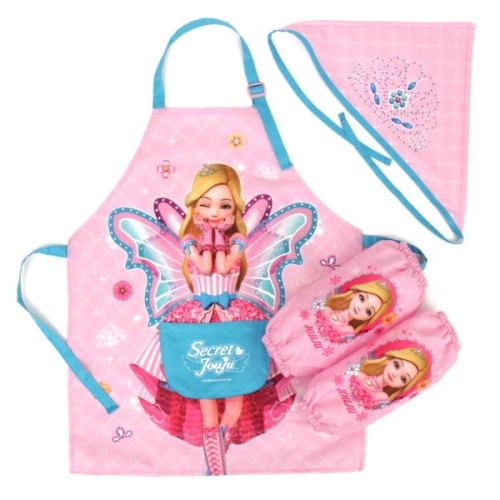 시크릿쥬쥬 티아라 토시두건앞치마 3종세트