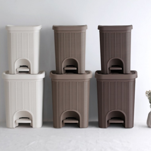 MR  스트로 페달 휴지통 중형