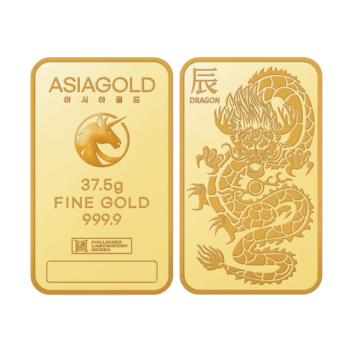 아시아골드  프레스 골드바 37.5g