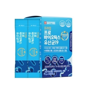 일양약품 프라임 프로바이오틱스 유산균19 2g 30포