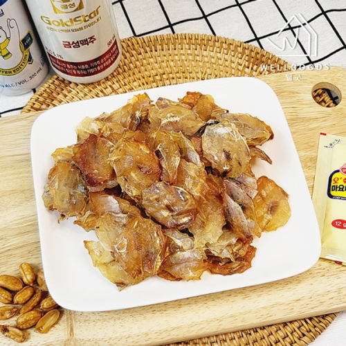 웰굿  동전사이즈 쥐포 200g