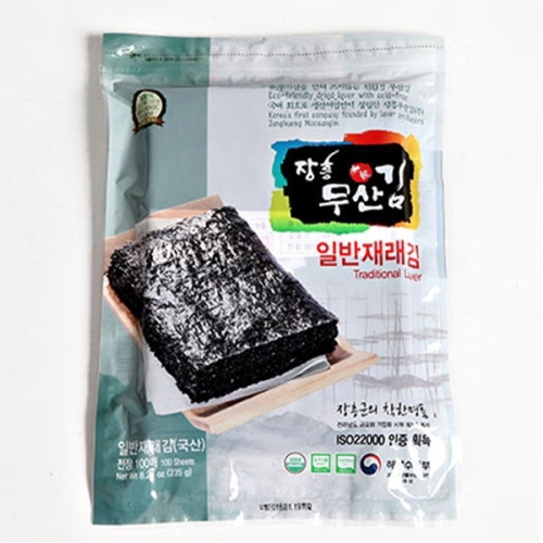 장흥무산김 재래 일반김 100장 [2개]