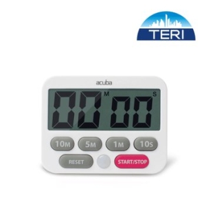 아쿠바  디지털 듀얼 타이머 화이트