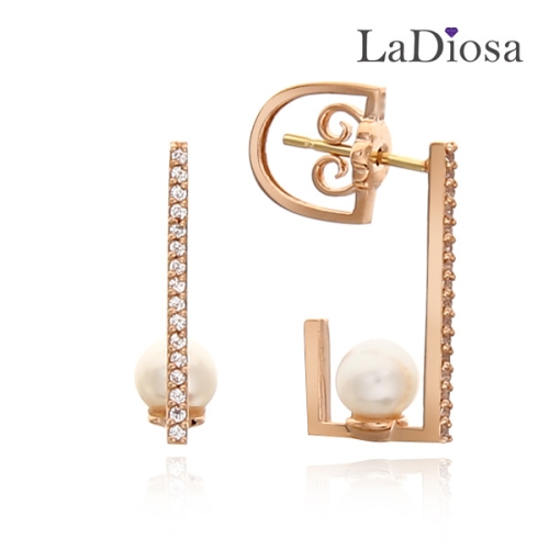 18K 라디오사 진주 귀걸이 LK18OP-165E