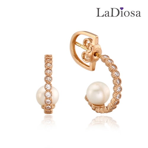 18K 라디오사 진주 귀걸이 LK18OP-173E