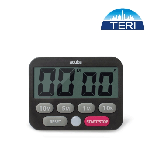 아쿠바  디지털 듀얼 타이머 블랙