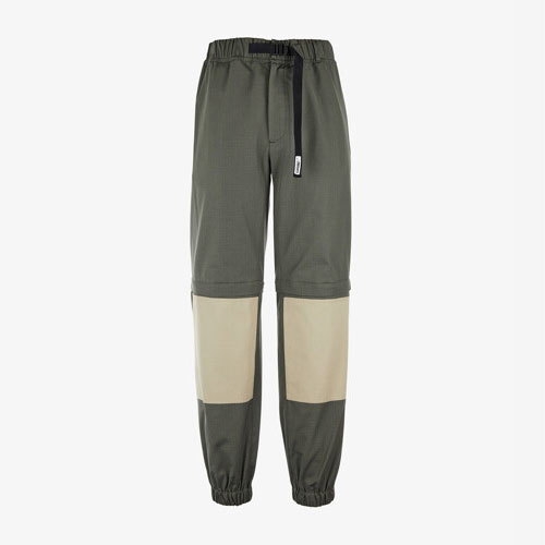 MSGM 버클 스트랩 코튼 팬츠 카키 MGM17MRPN255KK