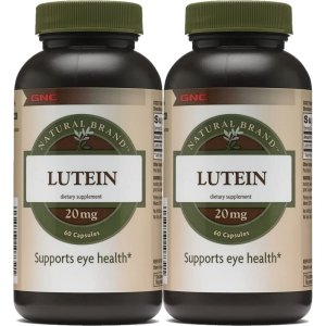 GNC 네추럴 브랜드 루테인 20mg 60캡슐