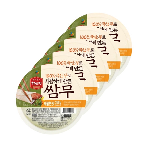 CJ제일제당  하선정 쌈무 새콤한맛 350g