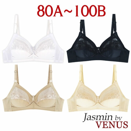비너스자스민   자스민 A/B컵 빅사이즈 편안한 매쉬망 노와이어 마담브라1종 JBR2028A