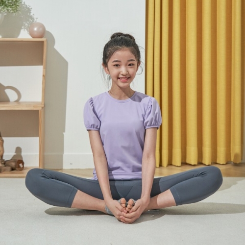 요가피기 YP40122 숄더 퍼프 숏 슬리브 퓨어화이트 유아동 종합쇼핑몰