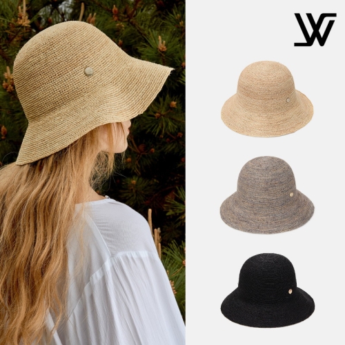 화이트샌즈 천연 라피아 버킷햇 모드닉 3 colors