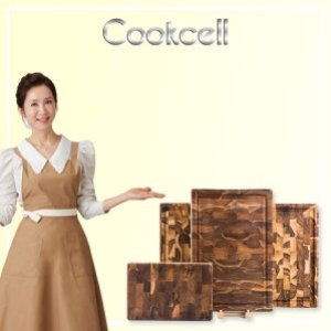 쿡셀  앤드그레인 티크 원목도마 3종세트 특대+대+미니