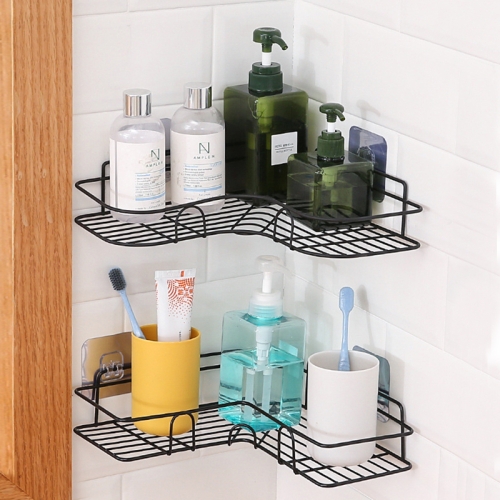 OMT  무타공 부착식 스텐 욕실 코너 수납선반 OB-CN26