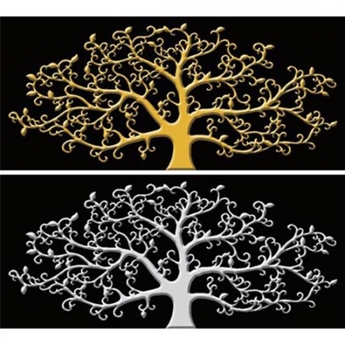 재물나무 보석십자수 120X60