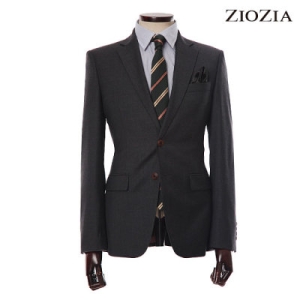 지오지아 모혼방 솔리드 2버튼 정장 자켓_AAS3SB1202MGR