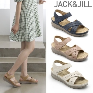 OEM 잭앤질 반짝 큐빅 벨크로 샌들 JB2406