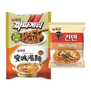 농심  신라면건면5개 + 안성탕면5개 + 짜파게티5개