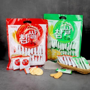 크라운제과  참쌀설병 참쌀선과 주전부리 쌀과자 사무실간식