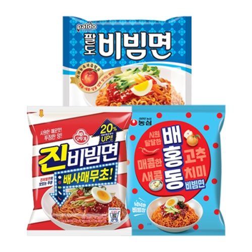 농심외  핵인기 비빔면 3종세트