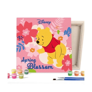 알파웨이 아이러브페인팅 DIY 캔버스형 그림그리기 디즈니 곰돌이 푸 핑크 블러썸