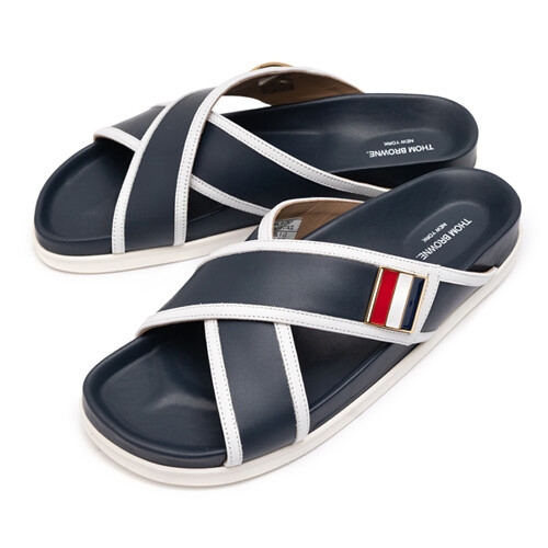 톰브라운 에나멜 버클 크리스 크로스 샌들_MFL079A 05584 025