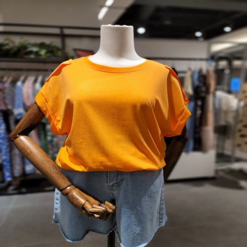 나인스텝 견장 민소매 티셔츠 NT1229