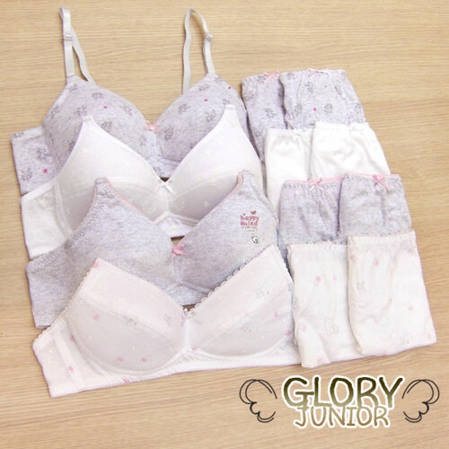 고아라 여아 주니어 2단계 면 브라팬티 12종_2GLB12A