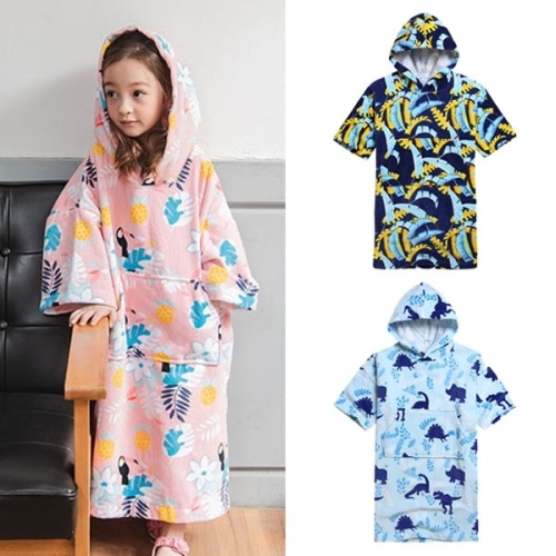 리틀맘 롱비치타월 후드가운 3종 유아 초등저학년