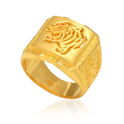혼골드모아 골드모아 남자 순금 반지 11.25g 사각 호랑이