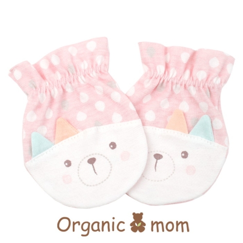 오가닉맘 버블비핑크여아손싸개 (MBS7HC06)