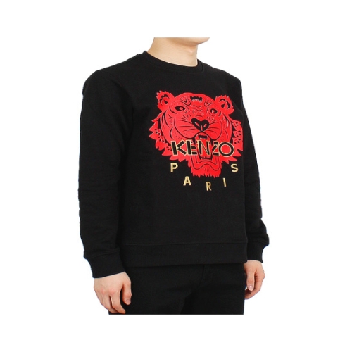 겐조 레드 타이거 프린팅 맨투맨 블랙 5SW126 4Z5 99