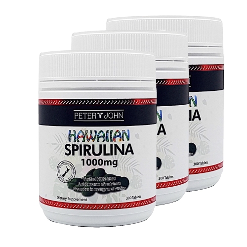 피터앤존 하와이안 스피루리나 1000mg 300캡슐 3개