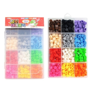 점보  미니 블럭 낱개 퍼즐 블록 폼폼 공룡만들기 DIY