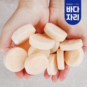 바다자리  간편한 손질 냉동 둥근가리비관자 500g 부드러운 가리비 관자요리 가리비치즈구이