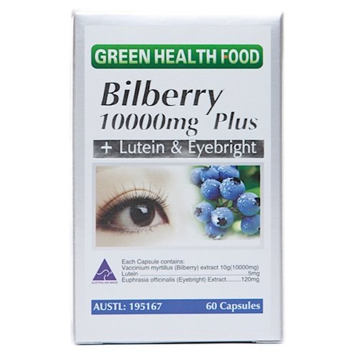 그린헬스푸드 빌베리 10000mg 아이브라이트60정 - 에누리 가격비교