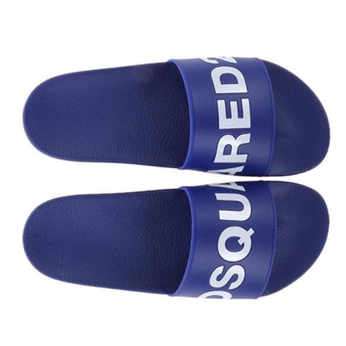 디스퀘어드 로고 블랙 슬라이드 S17 FF101172 2124