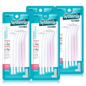 CJ라이온 시스테마 치간칫솔 0.8mm 5개입