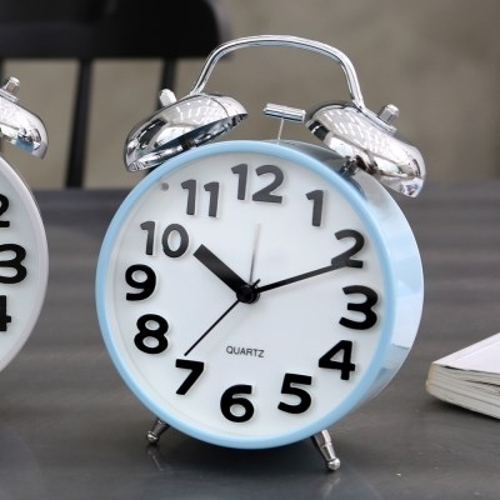 스위트하트  무소음수채화컬러알람시계_블루