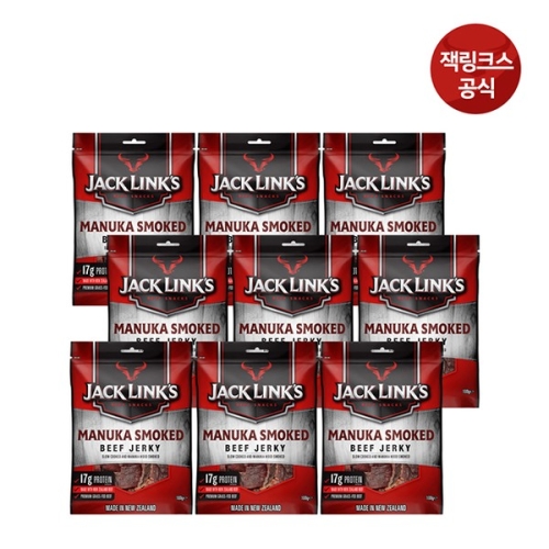 잭링크스  맛의잭팟 마누카 스모크드 비프져키 육포 100G 9팩 트렌디 감성의 스마트한 쇼핑공간