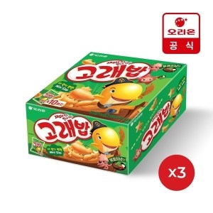 오리온  G 고래밥 볶음양념맛 20g 10입 x 3개