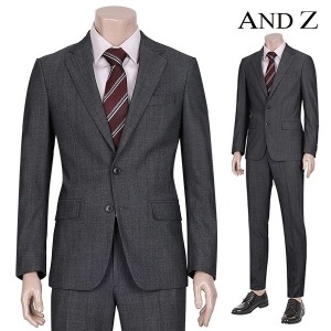 지오지아 멜란지 그레이 조직감 정장팬츠 BZZ1SP1102